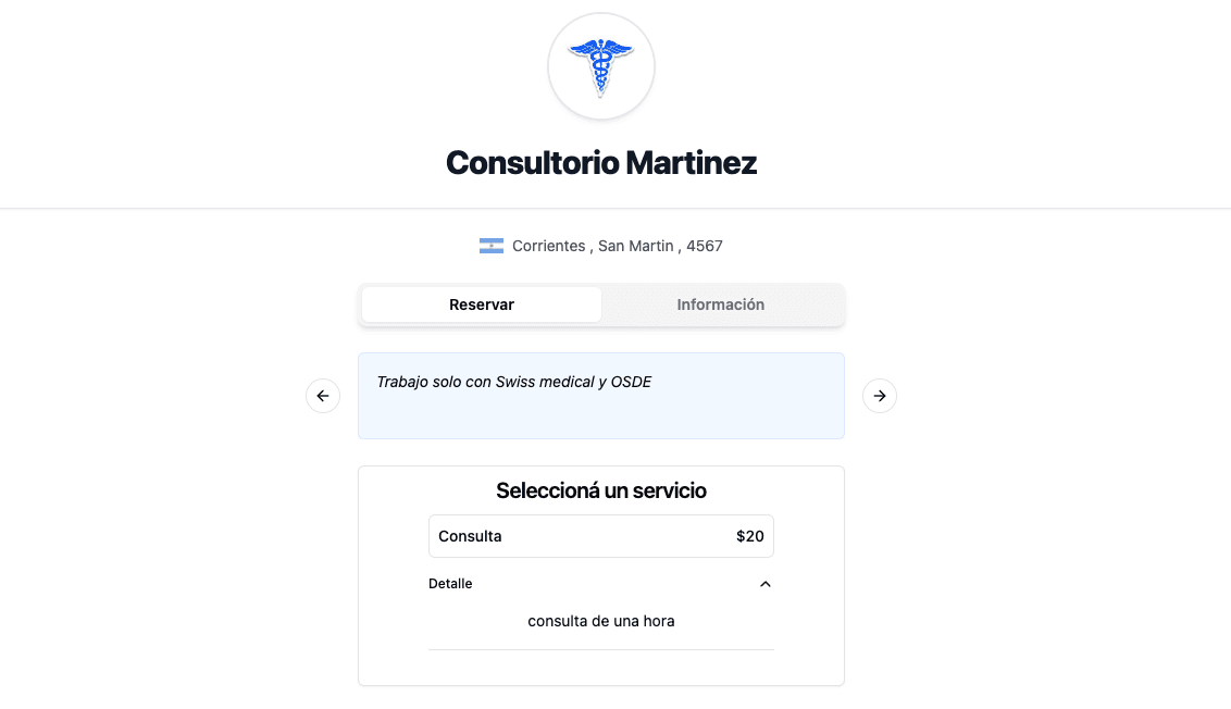 Reservas Simplificadas